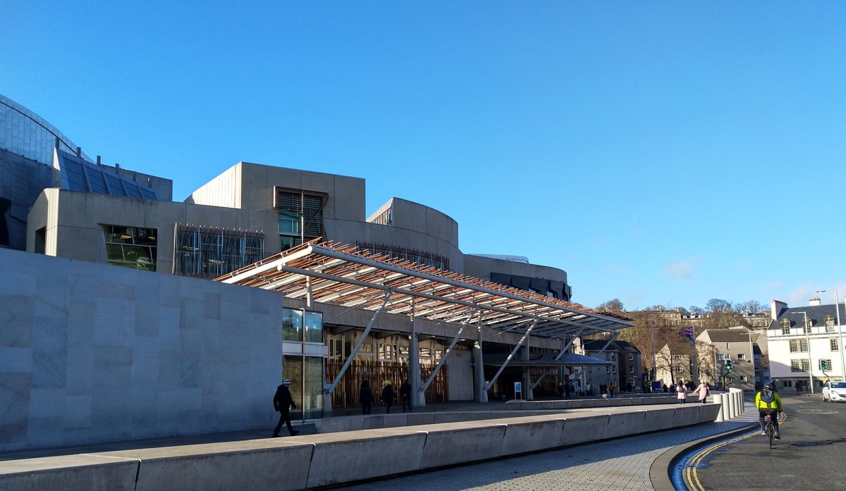Photo of the Scottish Parliament building
