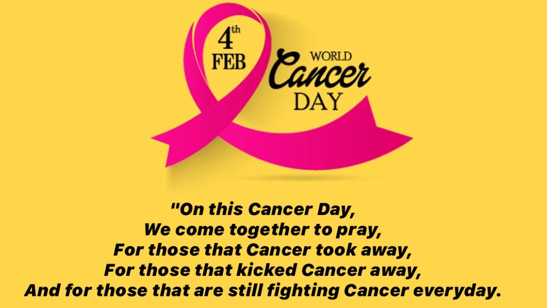 Wolfaria1's tweet photo. On this Cancer Day, We come together to pray, 
For those that cancer took away, for those that kicked Cancer away, And those that are still fighting Cancer everyday.
 #WorldCancerDay #CancerAwareness #CureCancer_By_TureWorship #Cancer https://t.co/ZuhTXkpVzH