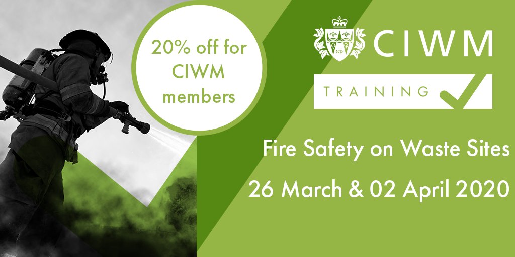 Delivered by expert tutors, our Fire Safety on Waste Sites training course will help you identify options for fire protection and understand the information needed for a Fire Prevention Plan. Book online and save 5% - bit.ly/FSWSMAR20