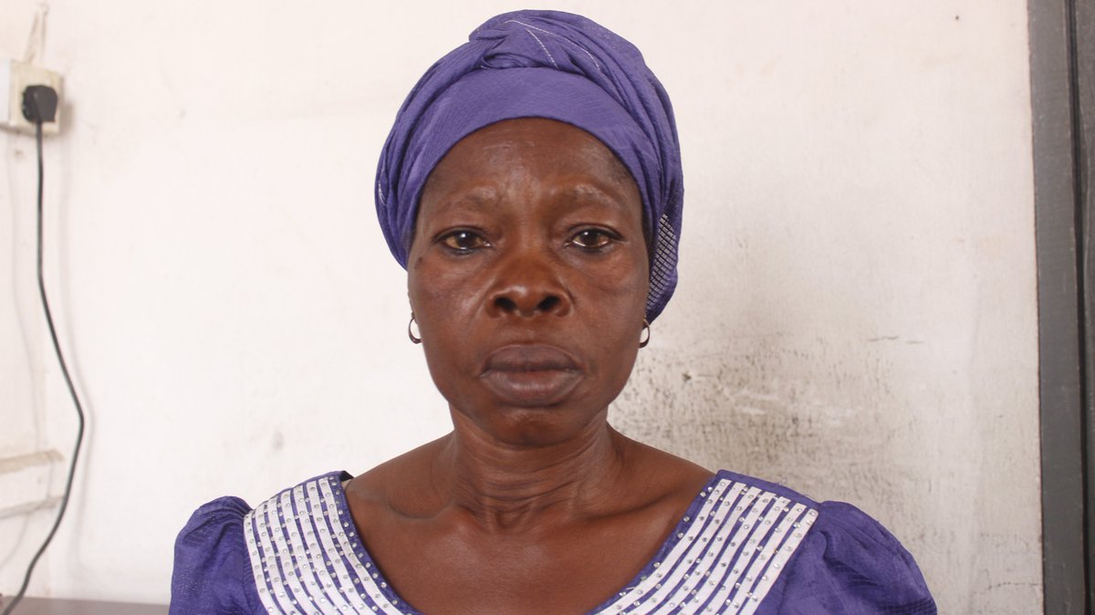 justempower's tweet photo. MEET evictees now on peaceful protest in #Abuja: "Early on the morning of 26/12/2019 the @NigerianNavy rushed into #Akaraba & gave us 1 hour to pack; I had to rescue my 6 grandchildren & leave everything else. Now we are squatting at #Igbologun & afraid eviction may come again." https://t.co/HKAp7AdI3s