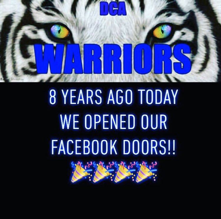 We are all feeling very overwhelmed today guys. It’s been 8 years since we opened up our DCA Warriors  Facebook Support Group  Doors.  24,000 + members later and we are still going strong 💪🏼🎊 Here’s to many more years of helping one another 🥰