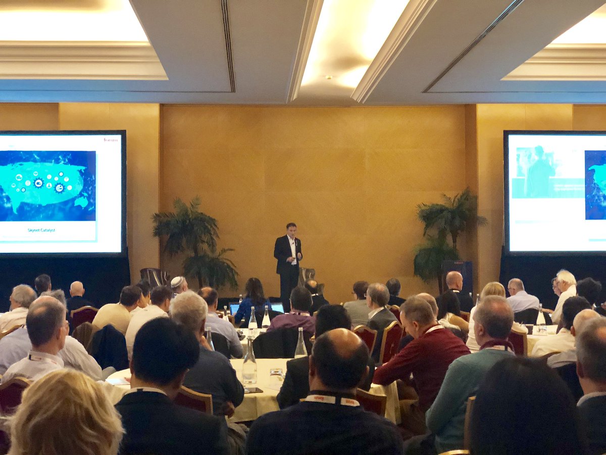 tmforumorg's tweet photo. .@VodafoneGroup’s Lester Thomas shares how in order to build new ecosystems required for #5G, we need to have software-defined standards for cloud-native, embrace collaborative method/culture & move from traditional RFP to proof-of-concepts to solve biz challenges #TMFAction https://t.co/urQMWzVmx4