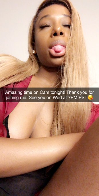 So much fun tonight on cam! See ya on Wednesday 7PM PST😘 https://t.co/gWdTkEtJno<a href="/tag/girlnextdoor"class="tags"><span>#girlnextdoor</span></a><a href="/tag/friendly"class="tags"><span>#friendly</span></a><a href="/tag/bigtits"class="tags"><span>#bigtits</span></a><a href="/tag/deepthroat"class="tags"><span>#deepthroat</span></a><a href="/tag/squirts"class="tags"><span>#squirts</span></a>