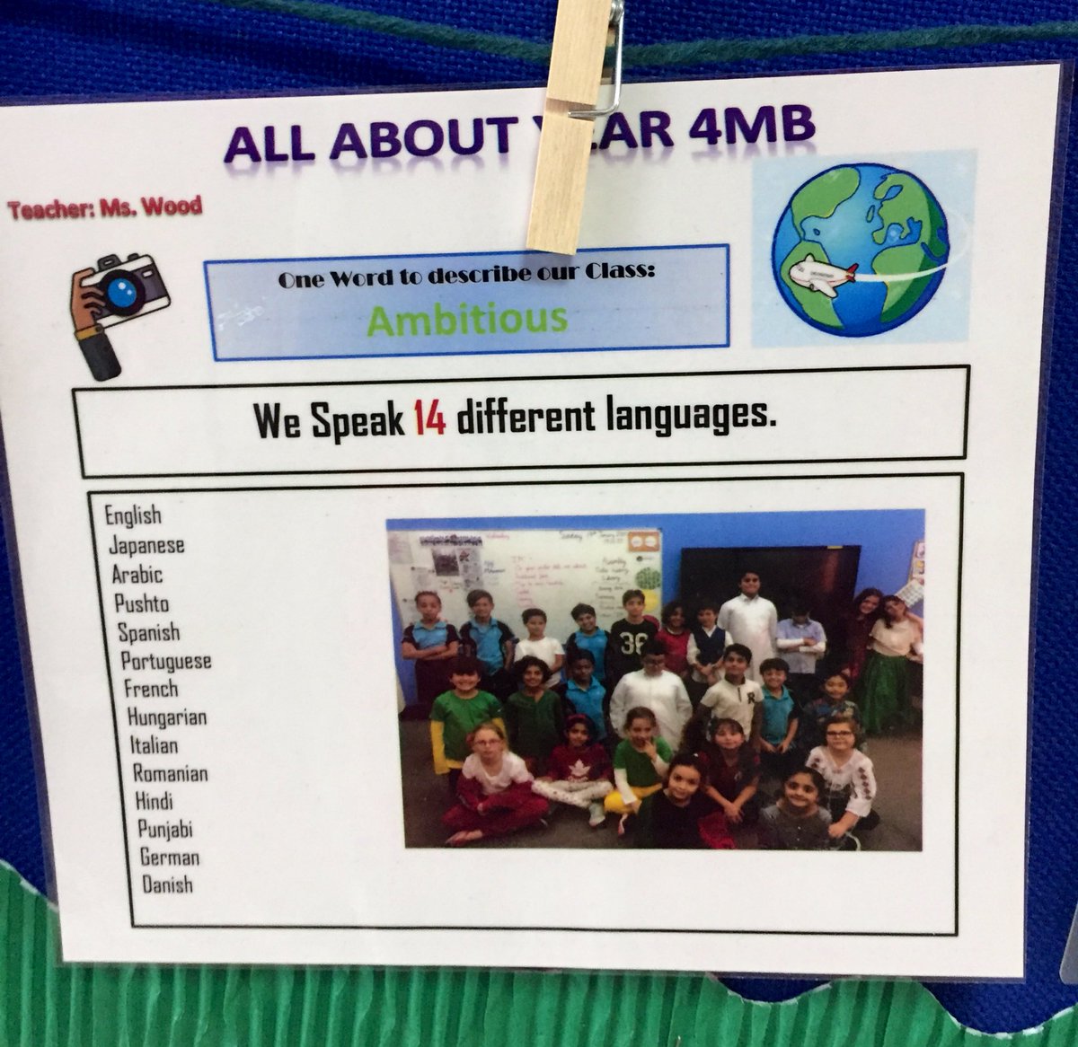 A great display from our @cisdoha EAL team celebrating the many different languages MK Primary students speak! @The_IPC #NAEBeAmbitious #multilingual #alllanguagesmatter #ellchat #edutwitter #esl #esl #ell