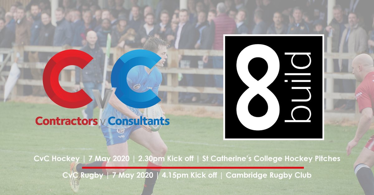 CvC_Cambridge's tweet photo. Our final sponsor is confirmed, we're delighted to have @8build on board, supporting the #Cambridge Contractors v Consultants Annual Charity Event.

Full details - https://t.co/q7e9bYLdJE

#LoveConstruction https://t.co/drswaLuTqF