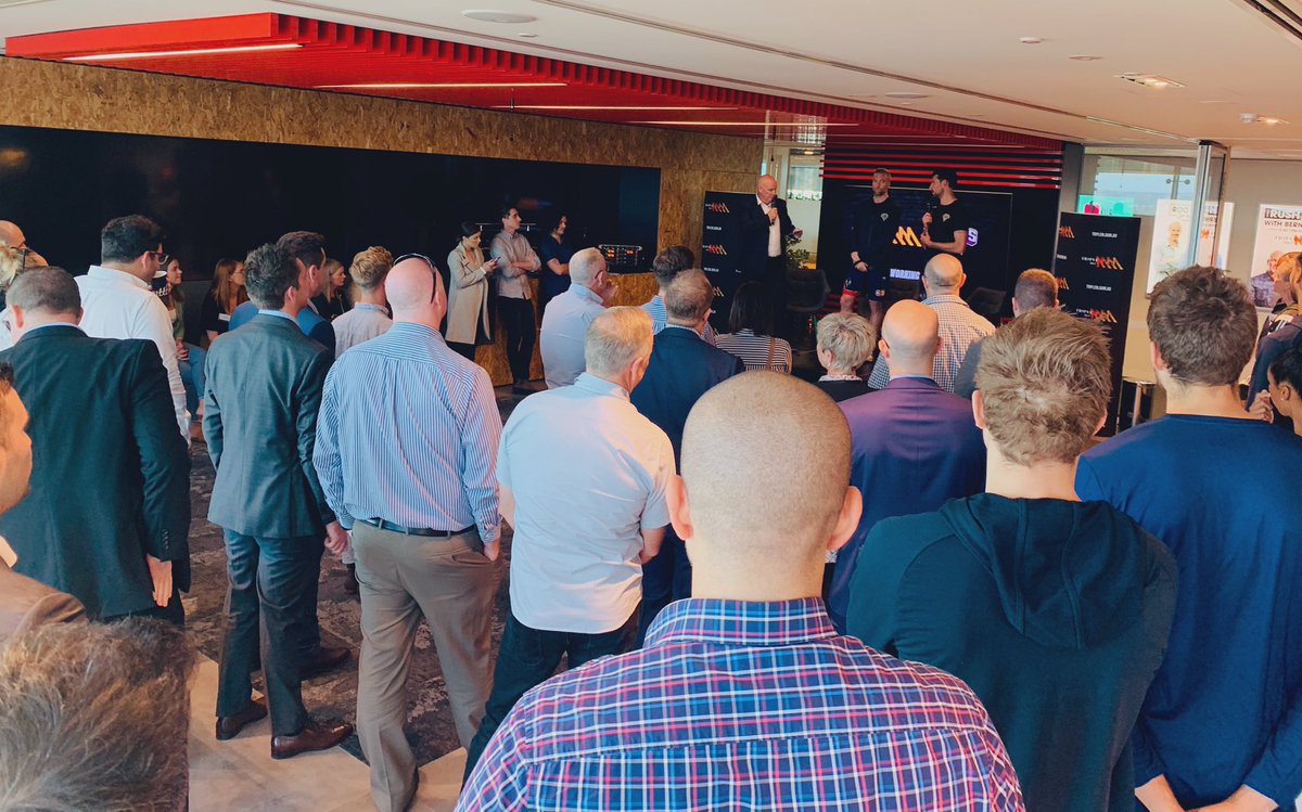 Matt_Hanton's tweet photo. Great to have so many familiar faces &amp; valued @Adelaide36ers corporate partners in the room as we looked back on the 2019/20 @NBL season. Thanks to club media partner @TripleMAdelaide for your support!  #WeAreSixers #SixersFamily #NetworkingBreakfast https://t.co/NDAIymDQvj