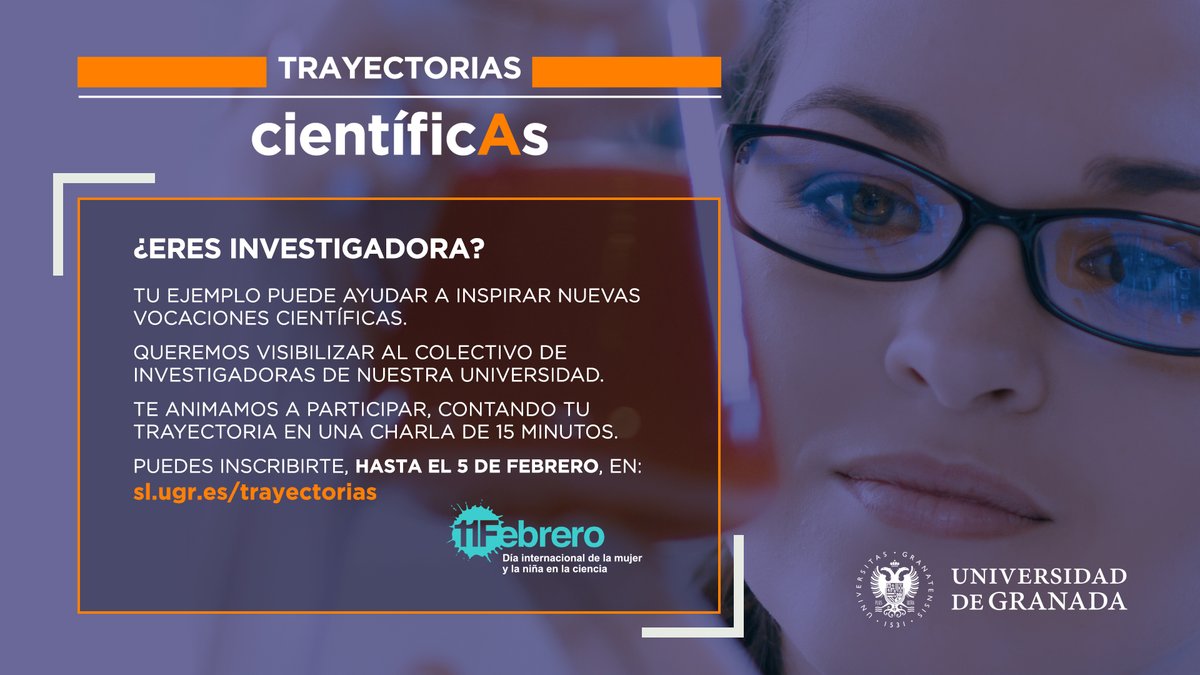 Cartel actividad trayectorias científicas