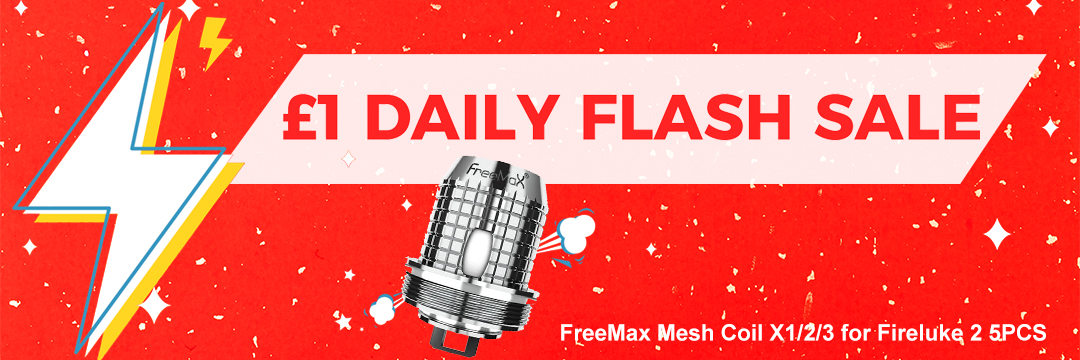 newvaping's tweet photo. 😍Look at here: ONLY ￡1 Flash Sale for FreeMax Mesh Coil.👉Go straight to it: https://t.co/pfQpDjTBZ1
⚡️The flash sale starts at 20:00 GMT Feb.4-9, ONLY limited to first 3 customers. Hurry up! Save ￡8.99 Now💷
#vaping #vapingsavedmylife #vapingstyle #vaper #vapefam #vapenation https://t.co/s8ez8WkKbE