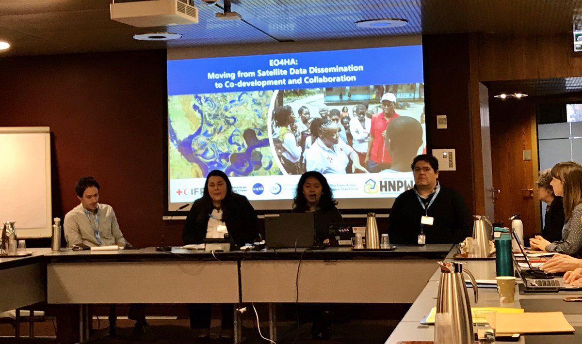 svazifehkhah's tweet photo. Happy to attend #HNPW2020 #EarthObservation for #Humanitarian Action #EO4HA - #Satellites session. Very delighted to meet collaborators and decision makers on GEO-sciences! https://t.co/6oSwWiYxcn