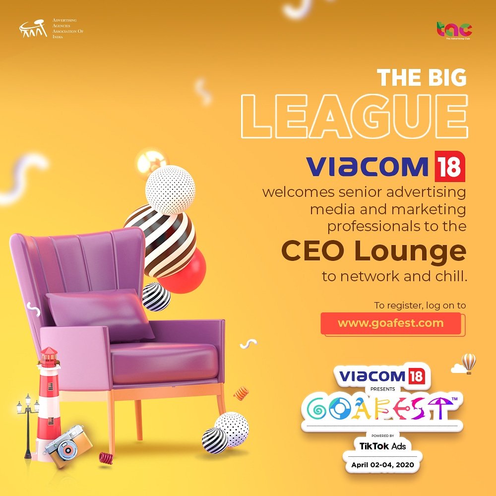 Who says you don't get network in Goa? Hang out at the CEO Lounge to talk shop with kindred minds from India’s biggest agencies, media houses and more.

 #Goafest2020 #GoGoafest #Goa #Advertising #Networking #Notworking