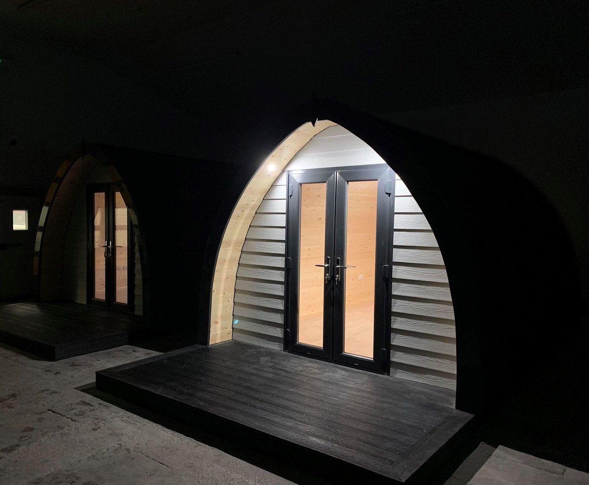 2 Gorgeous Cheshire Pods ready for the journey to their new home in Brean Beach, Somerset.

These pods have extended composite decking area's, Perfect for relaxation on a warm summers evening 🌞
#CountyPods #Glampingpod #Glamping #Outdoors #Relaxation