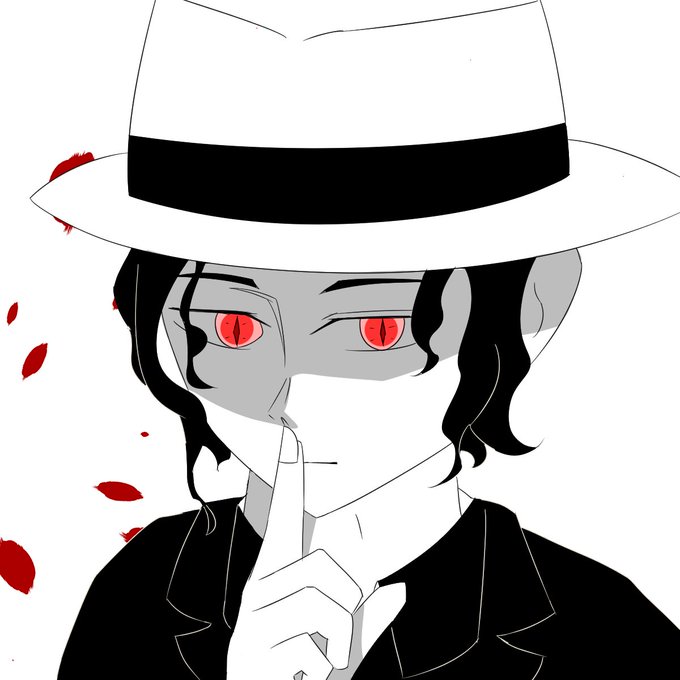 れふぃんさんがTwitterに投稿した鬼舞辻無惨(鬼滅の刃)のイラスト。