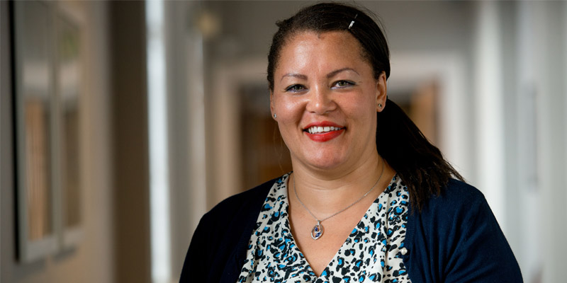 Shaunty Mudd, a student studying for an MSc in Senior Leadership