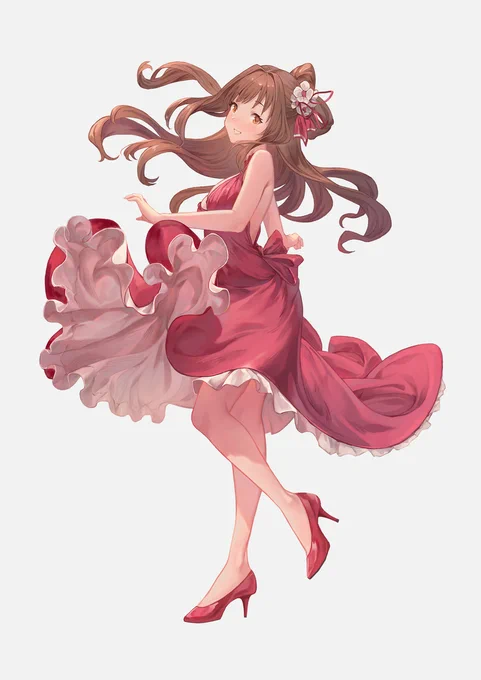 ガウン準備完了 #アイドルマスターシンデレラガールズ #島村卯月 https://t.co/KLFcUbIxkk 