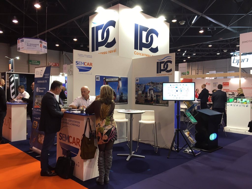 IPC_Concarneau's tweet photo. Les membres de l'@IPC_Concarneau vous donnent rendez-vous au salon de la croissance bleue @Euromaritime20 à @MarseilleChanot #euromaritime2020 #cabougeaconcarneaunaval #concarneau #marseille avec #Eolaz #PIC #SEmcar #paumier #semim https://t.co/LnzLND09SQ