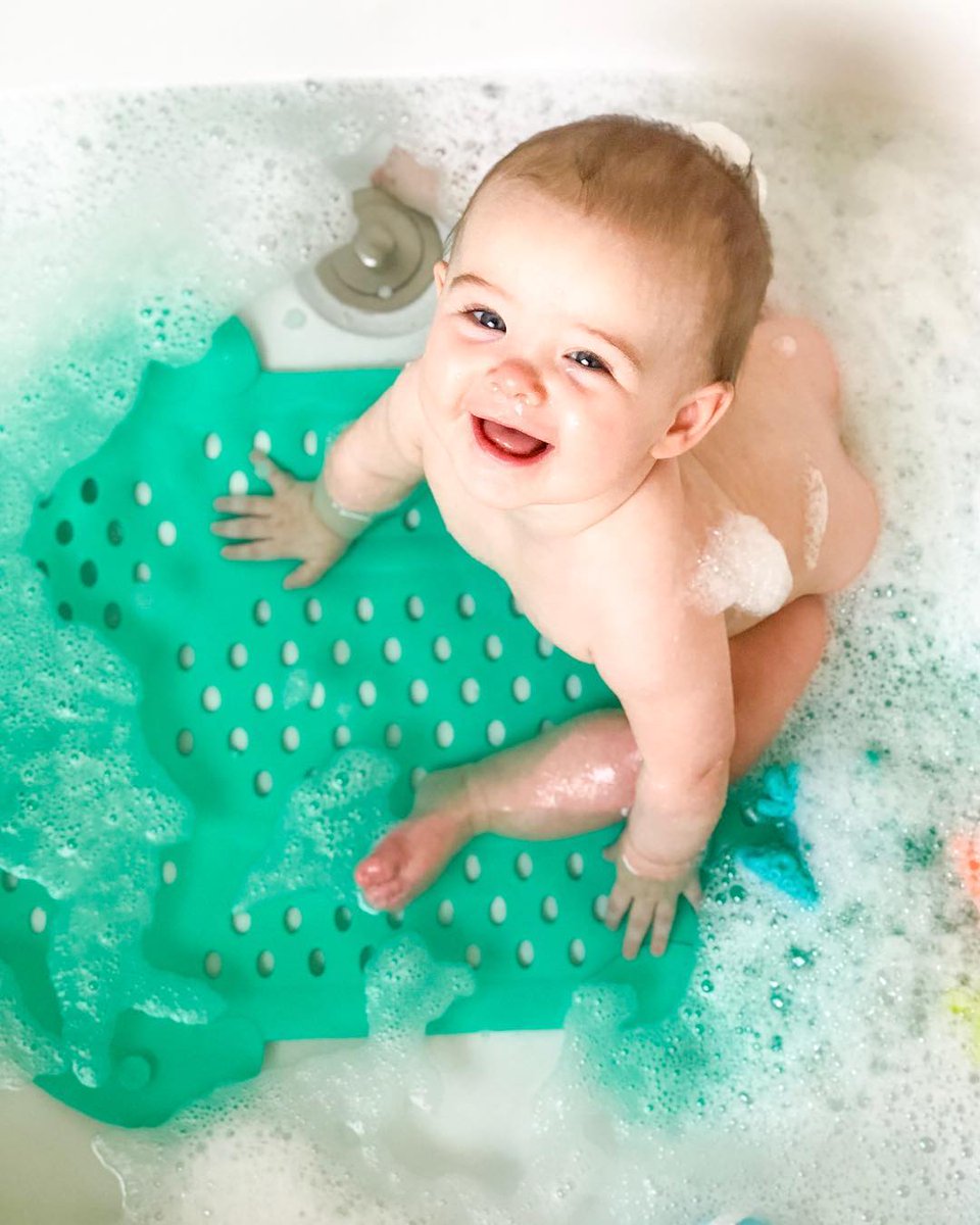 Splish Splash, I was taking a bath! 🛁 On a scale of 1-splash, how much does your little one love taking a bath?