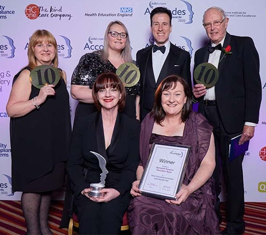 The awards were presented by Anton du Beke