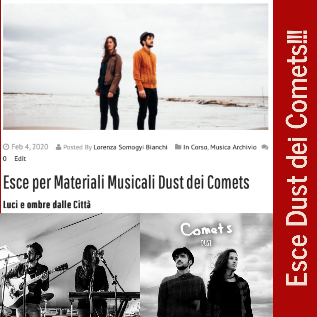 studio_alfa's tweet photo. Oggi in uscita con °MaterialiMusicali #Dust dei #Comets: un album pieno di emozioni…
#MeiWeb https://t.co/9P7QPM1hHy