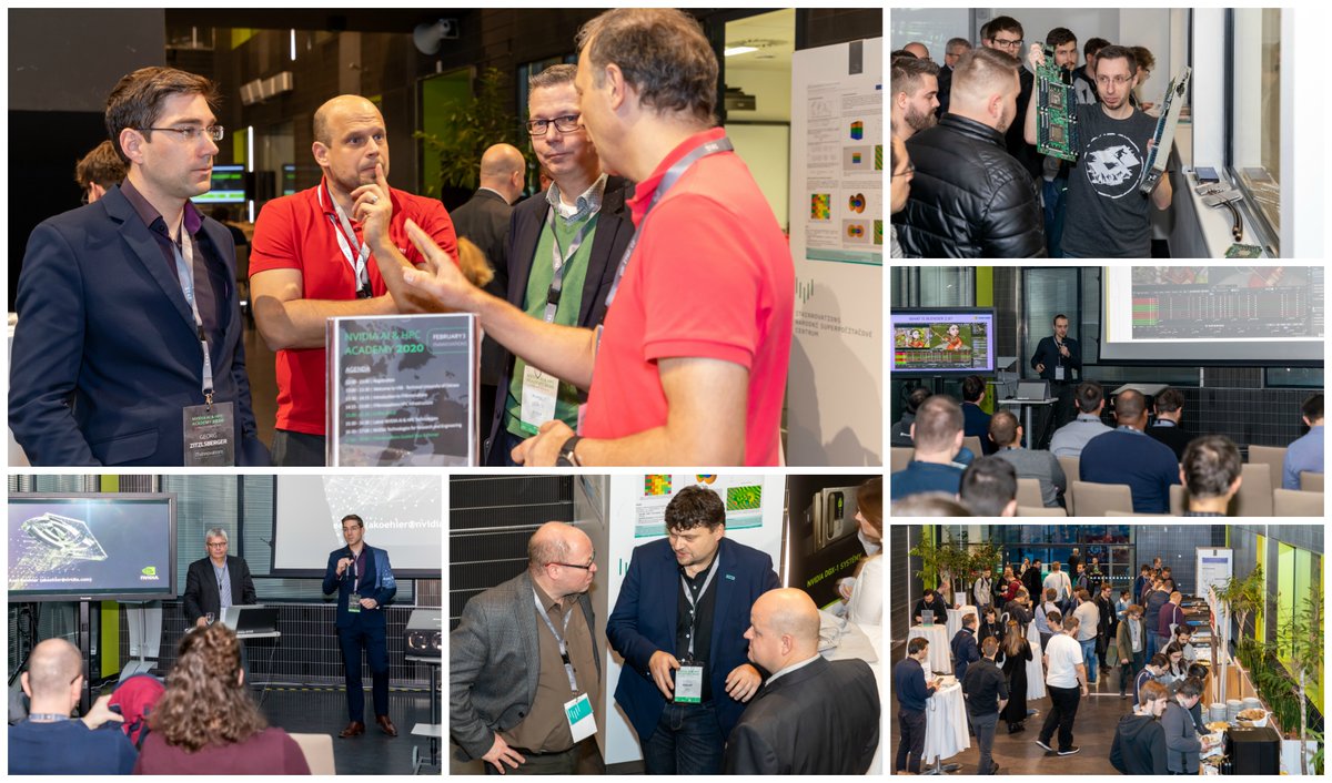 IT4Innovations's tweet photo. The first day of the NVIDIA AI &amp; HPC ACADEMY 2020 was focused mostly on the latest NVIDIA #AI &amp; #HPC technologies presented by Axel Koehler of @nvidia, technologies for research, and engineering and Blender. We also gave a tour of IT4Innovations’ infrastructure. #mcomputers @HPE https://t.co/px0qYnyy9l