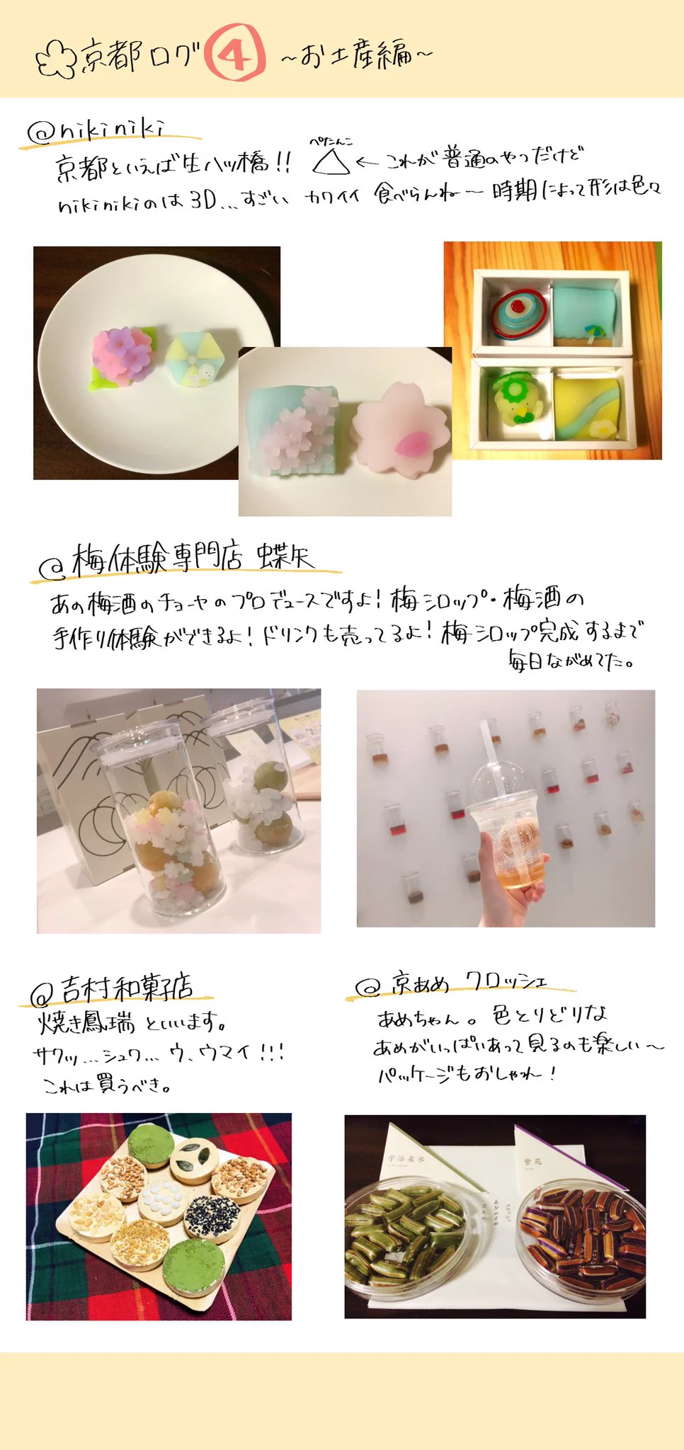 春の旅行は京都に行こう！おすすめカフェやお土産を紹介！