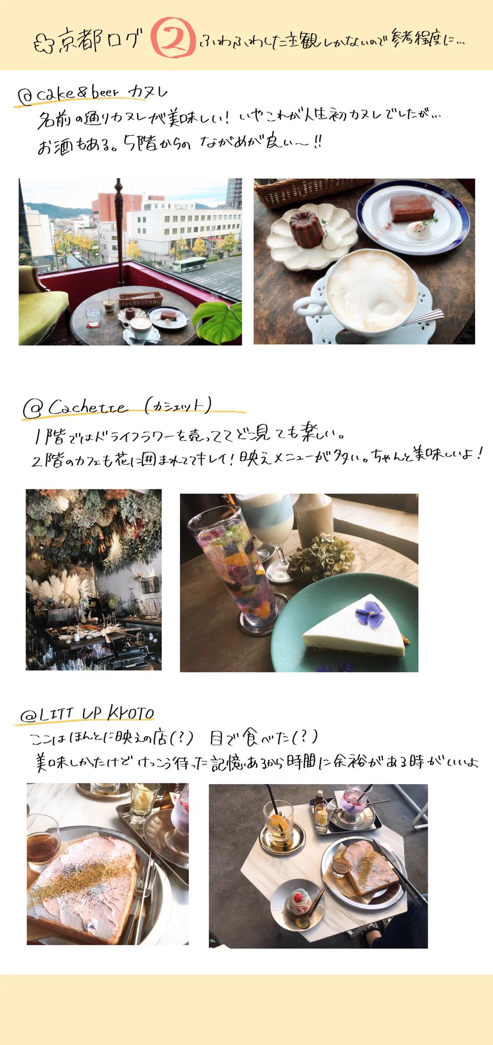 春の旅行は京都に行こう！おすすめカフェやお土産を紹介！