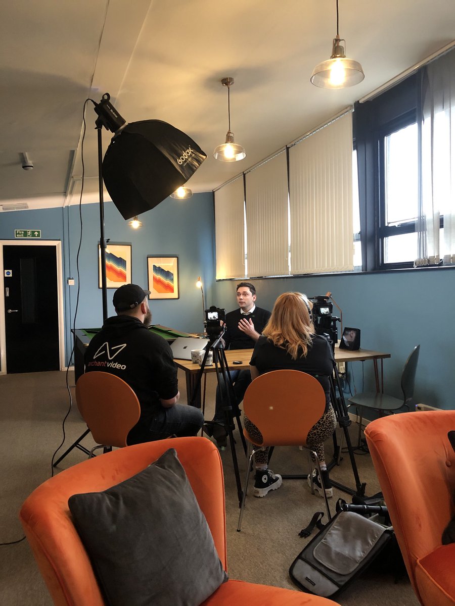 ubisend's tweet photo. Our CEO ⁦@deanwithey⁩ is being interviewed for the #disruptor series! Catch the full interview in a couple of weeks, learn about our journey so far and plans for growth.

⁦@Archant⁩ ⁦@techcorridoruk⁩ https://t.co/bTIljAKAk7