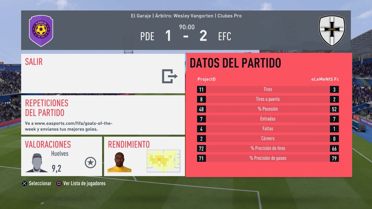 espirituganador's tweet photo. Liga @VFOspain_ps 🏆#REGIONALD
#TEMPORADA7 #VFO

|Jornada 22|

@ProjectDesports 1-2 @eLeMeNtSFC_

Victoria frente a un gran rival!
Seguimos trabajando para mejorar equipazo💪🔝Paso a paso🐾+3🔥

Sponsored by
@SummirGaming &amp; @torrewear

#eLeMeNtSFC 💛
#Fifa20 #PS4
#Roadto1a 🔥 https://t.co/fHQrP6pKyk