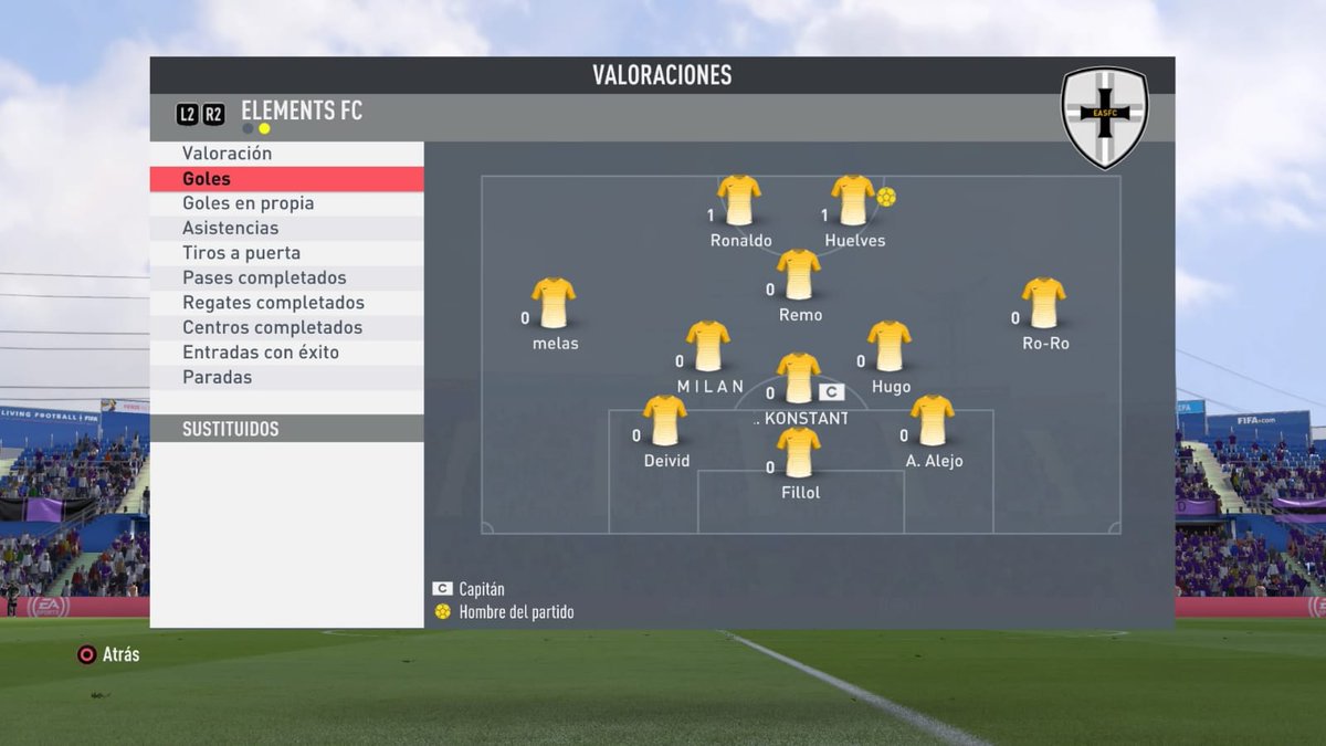 espirituganador's tweet photo. Liga @VFOspain_ps 🏆#REGIONALD
#TEMPORADA7 #VFO

|Jornada 22|

@ProjectDesports 1-2 @eLeMeNtSFC_

Victoria frente a un gran rival!
Seguimos trabajando para mejorar equipazo💪🔝Paso a paso🐾+3🔥

Sponsored by
@SummirGaming &amp; @torrewear

#eLeMeNtSFC 💛
#Fifa20 #PS4
#Roadto1a 🔥 https://t.co/fHQrP6pKyk