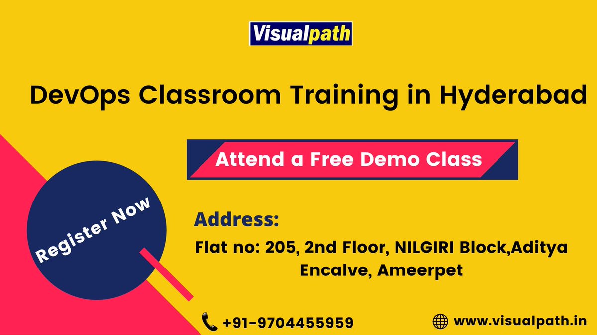 rajani53439370's tweet photo. @visual_path Visualpath is the Best #DevOpsClassroomTraining course with Real timetrainers & projects scenarios. Interactive session with interview QA’s.Technical Assistance even after Course Completion,BackupClasses & Lab Facility.@+91-9704455959.
https://t.co/6l6cpt12Nc https://t.co/xl76d8ytfJ