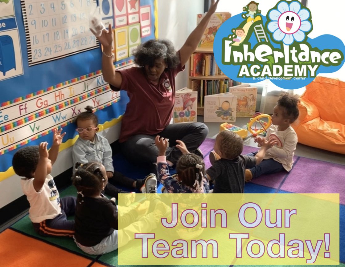 inheritanceLC's tweet photo. If you enjoy nurturing and educating children, consider a career at Inheritance Academy! Email your resume today admin@inheritanceacademy.org #NowHiring #GrowingProgram #EarlyChildhoodProfessionals #Support #Education #Empowerment #Dedication https://t.co/Q31ADd096y