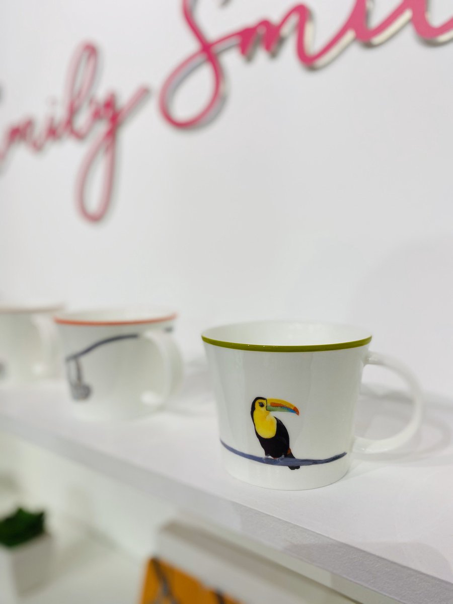 emilysmithuk's tweet photo. Day 3 @SpringAutFair Taj is here to tickle your temptations! #britishmade #ceramics #nec #gifts #retail https://t.co/Fp0RcJXF67