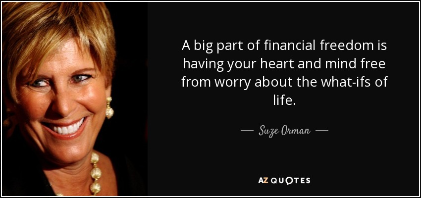 A big part of financial freedom is having your heart and your mind free from worry about the what-ifs of live <a href="/SuzeOrmanShow/">suzeormanshow</a> We can help you with that. #Bitcoin #Online trading  DM me for more info!