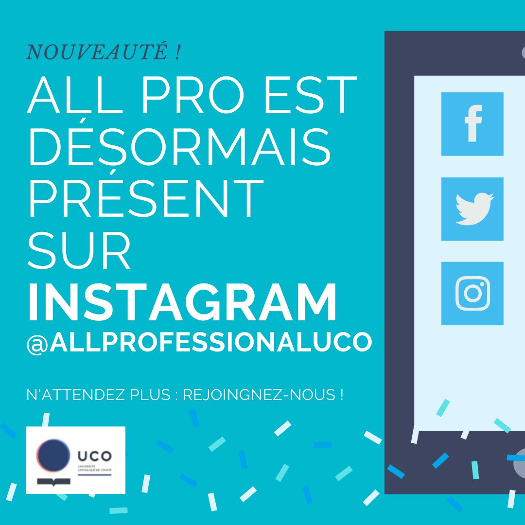 Reseau_All's tweet photo. 📌 Lancement du compte Instagram du réseau ALL Pro ! N'hésitez pas nous suivre pour être au courant des dernières actualités ! 📚

https://t.co/9iJHNJyMl5 https://t.co/m7LGQrrSHa