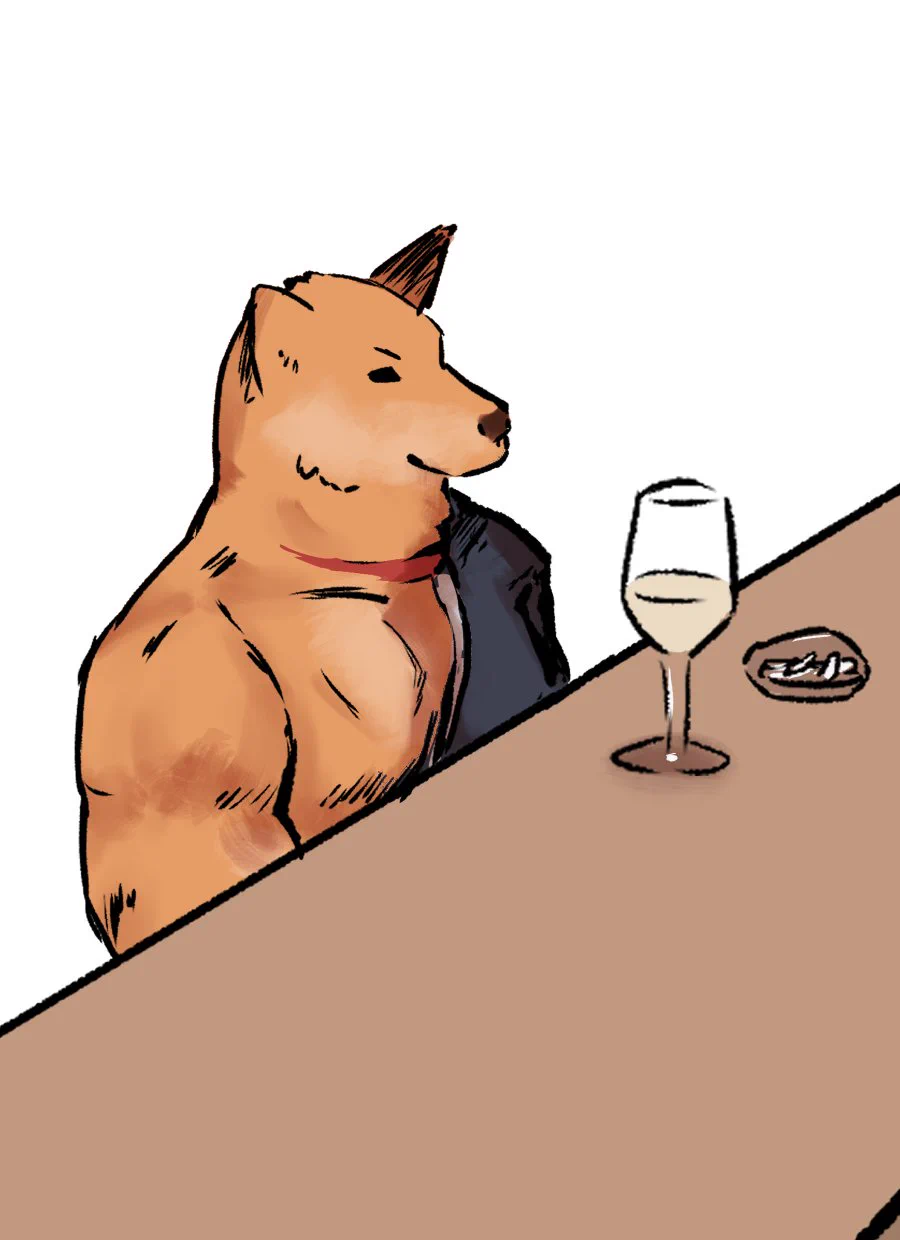 一瞬びっくりする！？めっちゃマッチョな犬が座っているように見えたｗｗ