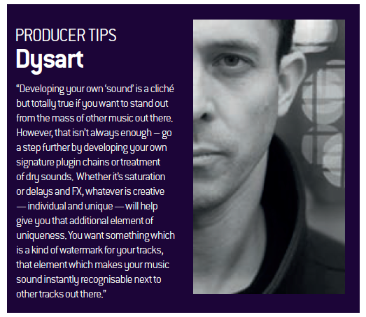 DysartSounds's tweet photo. Recently sent some words of (ahem) wisdom to @djmagazine for their producer tips section.  Trying to cut through the noise is always difficult, but trying to remain individual and play the long game is the best way. 

#dysart #producertips #djmag #musicproduction https://t.co/TtQ0g11hEE
