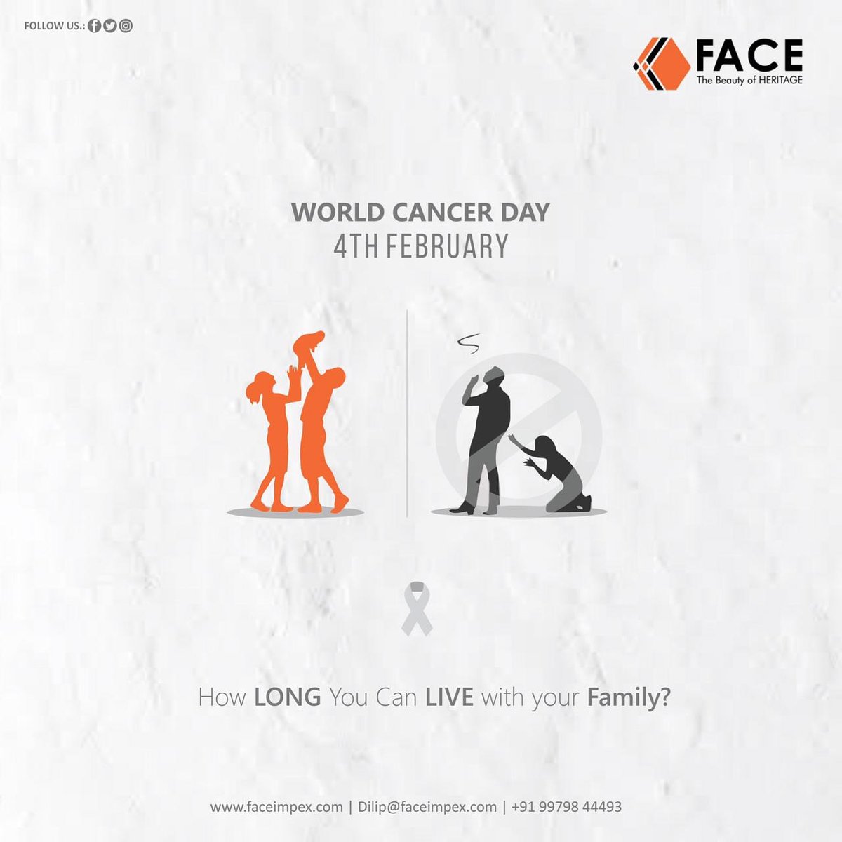 faceimpexpvtltd's tweet photo. World CANCER DAY https://t.co/wOpHTmPkIc