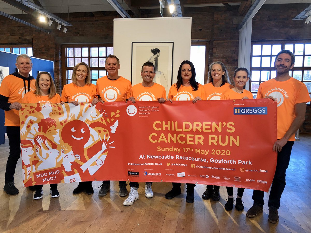 You can’t miss us today! We’re at the @biscuit_factory with the @metroradiouk team to launch the #childrenscancerrun as part of #WorldCancerDay ... lots more to come later! We are the NECCR and We Will Raise money for children’s cancer research! #IAmAndIWill @GreggsOfficial