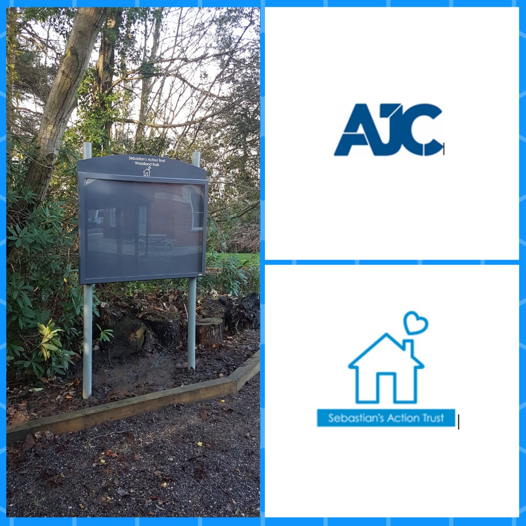 AJC Carpentry Ltd are delighted to have donated a new noticeboard to the Sebastian's Action Trust charity, for their new Woodland Trails in Crowthorne. Thank you to everyone involved helping us to support this amazing charity 😃. 

#sebastiansactiontrust #donation #ajccarpentry