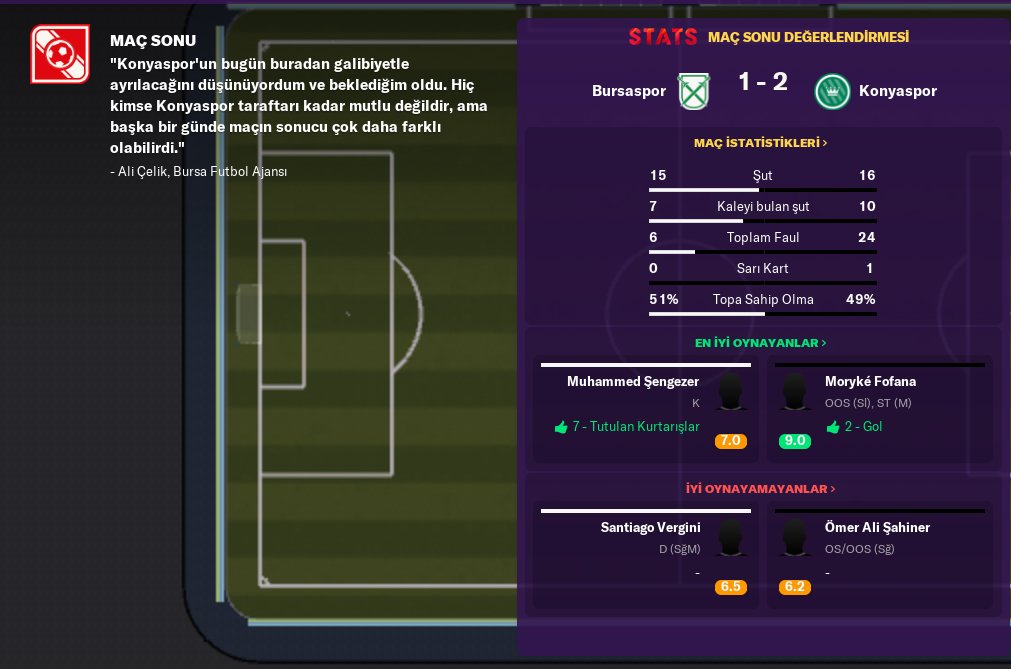 ilk 2 haftayı puansız kapatıryoruz