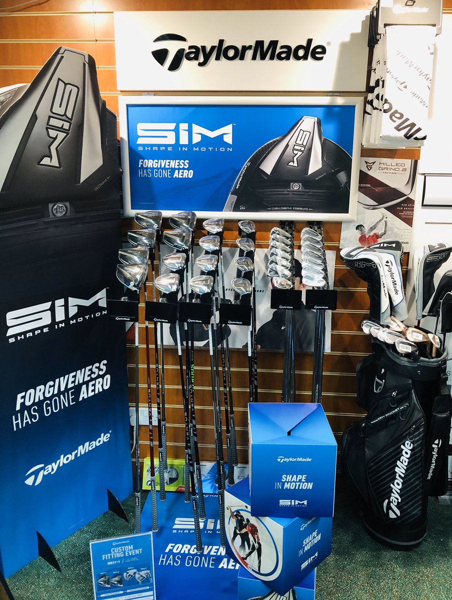 The eagles have landed! 🦅 come in store and see our SIMpactzone today! #SIMdriver #TaylorMadeTour