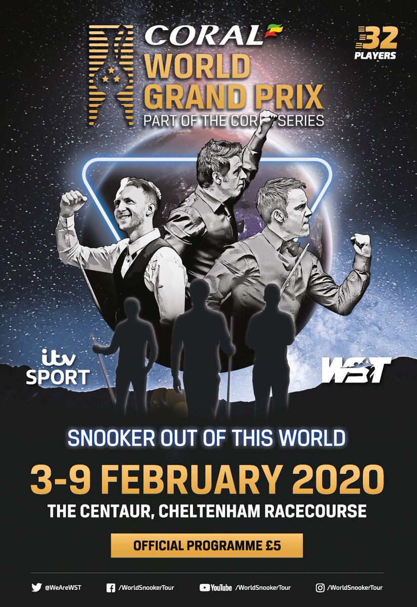 ProgrammeMaster's tweet image. The @Coral World Grand Prix continues in Cheltenham today 🔴

Make sure to pick up your programme if you're heading there, or order it online now❗️

We might be slightly biased, but it's packed full of quality content ➡️bit.ly/397CEAC

#WeAreWST #CoralSnookerSeries