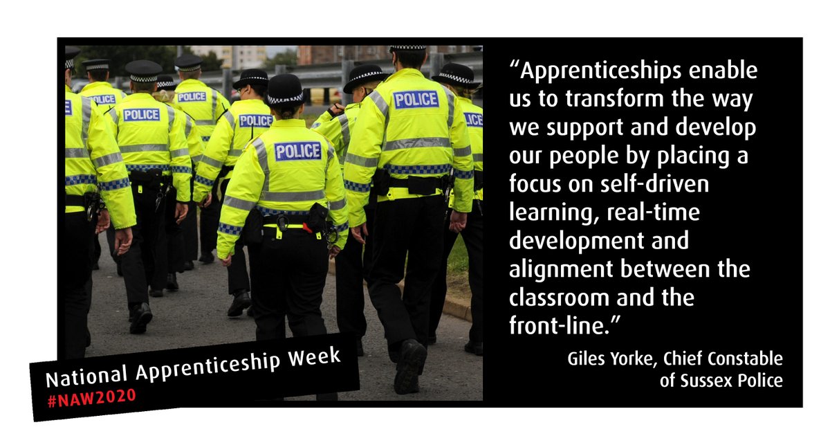 Police in uniform, working on the beat. With a quote from the linked article