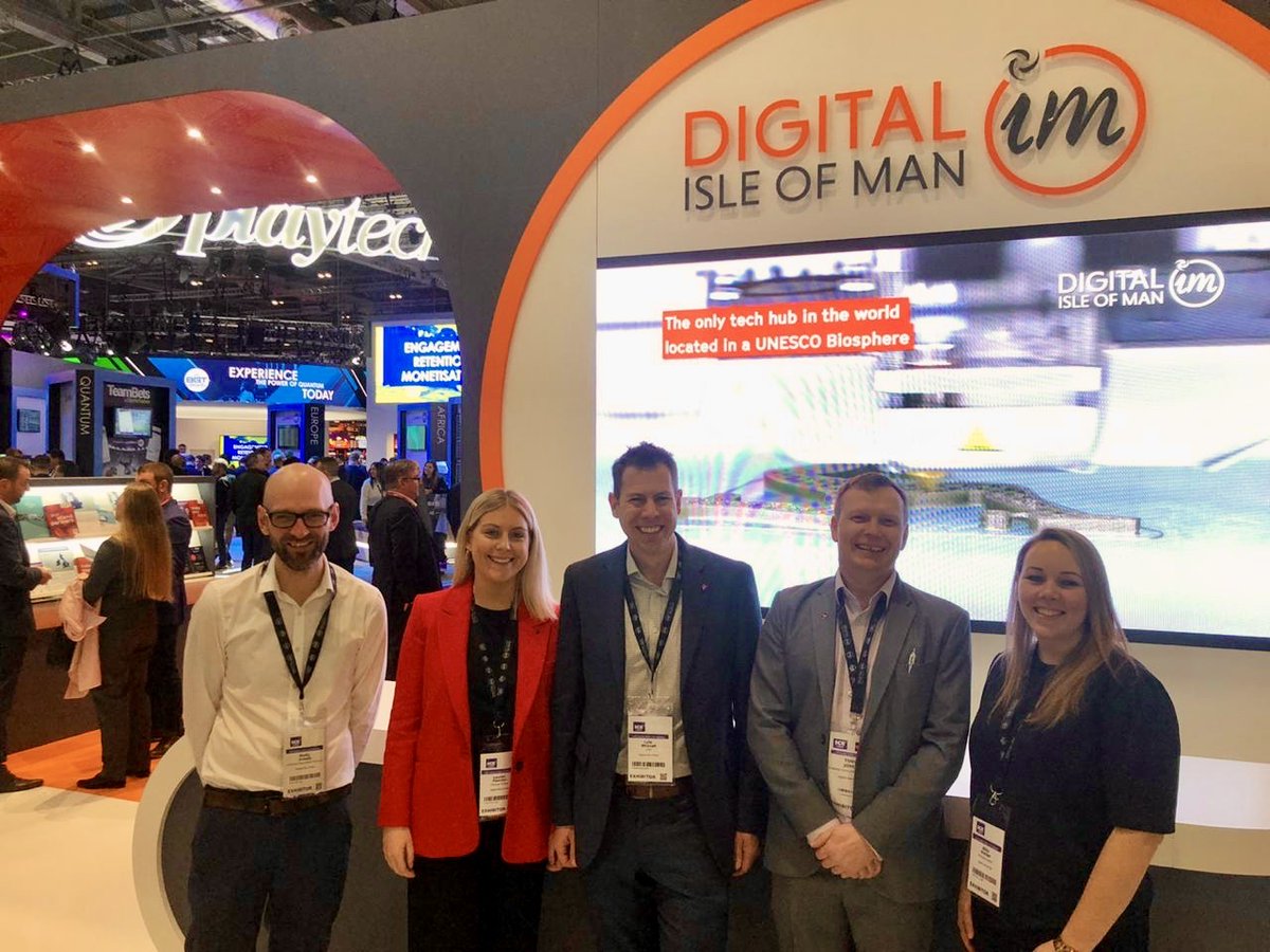 Here we go! Day one @ICE_London_Talk - here are just a few of our friendly team available to guide you through all you need to know about obtaining an #IsleofMan eGaming licence or setting up your business on the Island.

Head over to stand N6-220 now.

#ICE2020 #DigitalIOM