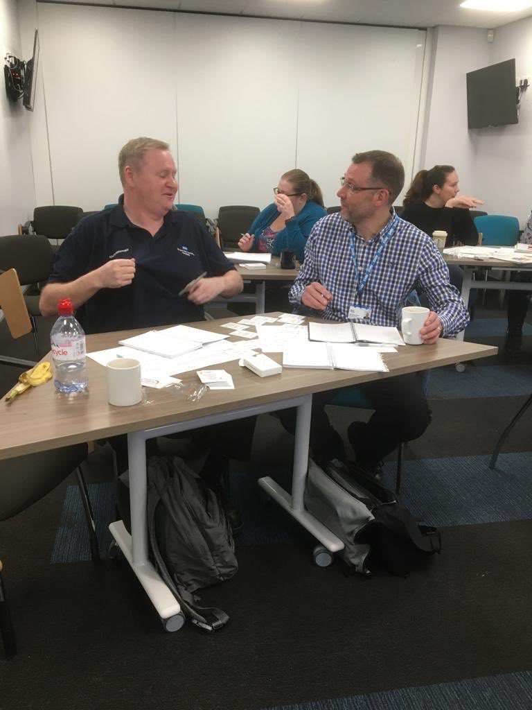 leelou218's tweet photo. Our @HullHospitals Great Leaders: Be Remarkable Cohort 3 hard at work planning their Leader ship Challenges using @GoMADThinking techniques. #ThinkActResults #solutionfocusedthinking https://t.co/96HtZaLGAl