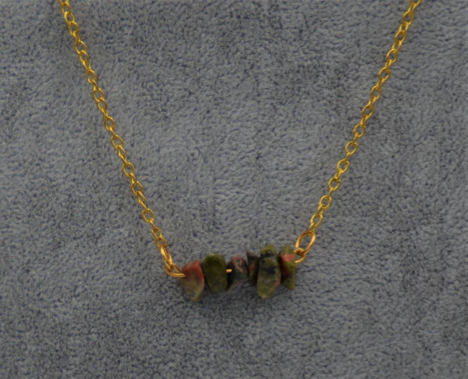 TantalisingB's tweet photo. Unakite chip necklace £6.99 #tantalisingbeads https://t.co/QOLSj9Dtlk