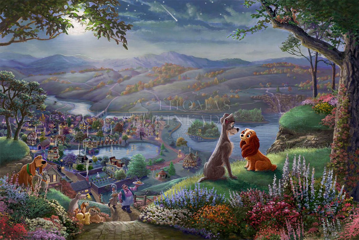 InsideTheMagic's tweet photo. Disney Art: Disney Lady and the Tramp Falling in Love (Limited Time Sweepstakes)
@ThomasKinkadeCo #Sweepstakes #Giveawalert #DisneyArt #EpcotFestivaloftheArts #LadyAndTheTramp 

https://t.co/fa5fdRLupa https://t.co/grbCUJ8yZ4