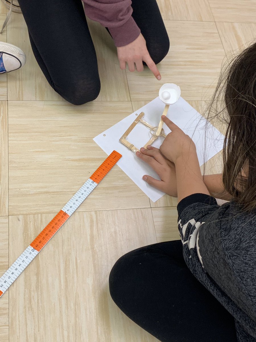 SDE_School's tweet photo. Grade four created and tested catapults. @CCRCE_NS https://t.co/0YLzlcCP1h