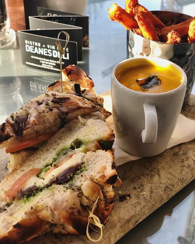 Deanes_Deli's tweet photo. Sandwhich menu available daily 12-3pm 😍#lunchtime #Belfast #lunchwell @eatatdeanes https://t.co/QWLuOJN8Rj https://t.co/ArXZgcS0d9