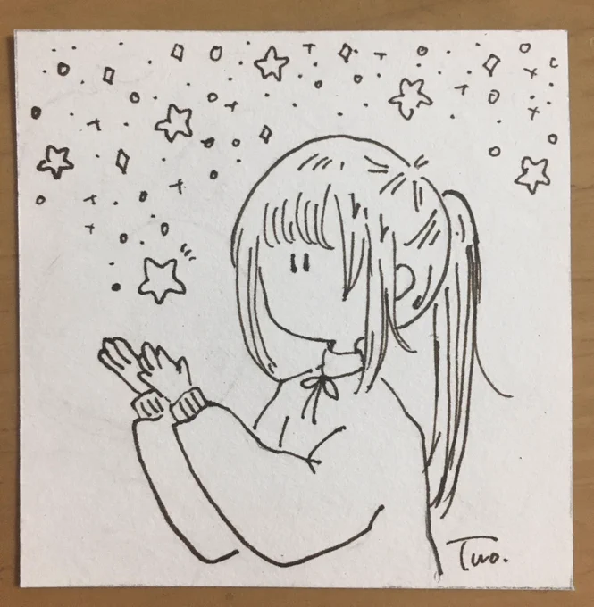 星と子。 #イラスト 