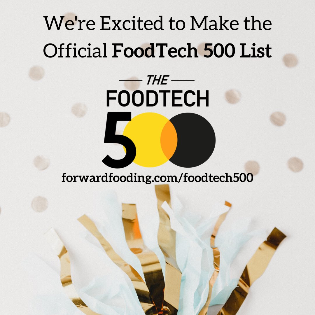 Today we’ere writing in english, because we’d like to speak a global language 🌍
We’re excited and honoured to make the Official #FoodTech 500 List presented by <a href="/forwardfooding/">Forward Fooding</a>🏅

#foodtech500 #startup #mashcream